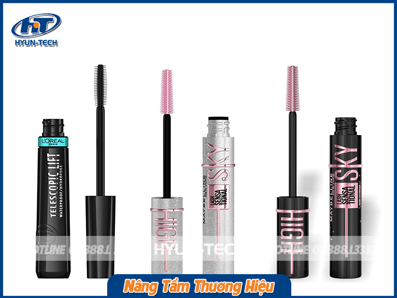 Top 10 Mẫu Logo Lọ Mascara Logo 3d – Chiều Sâu Và Sự Chuyên Nghiệp