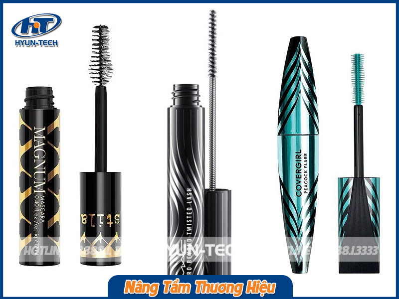 Top 10 Mẫu Logo Lọ Mascara Sử Dụng Hình Học – Cân Bằng Và Ổn Định