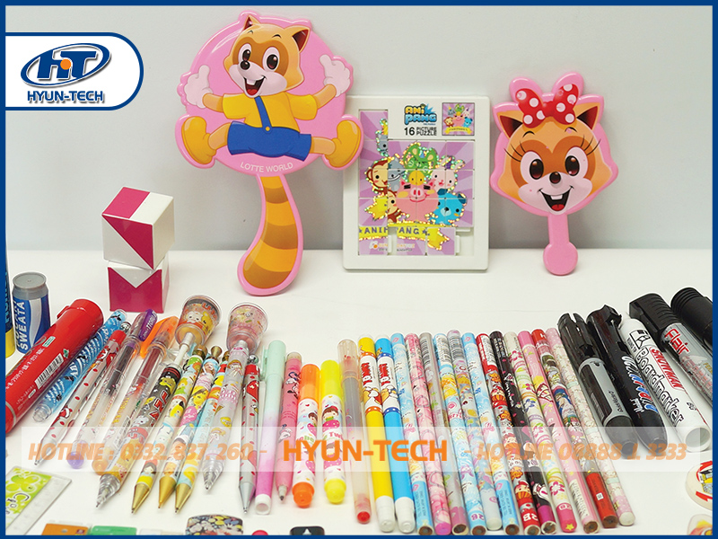 Gia Công In Đồ Văn Phong Phẩm Bút Thước Kẻ Hộp Đựng Bút