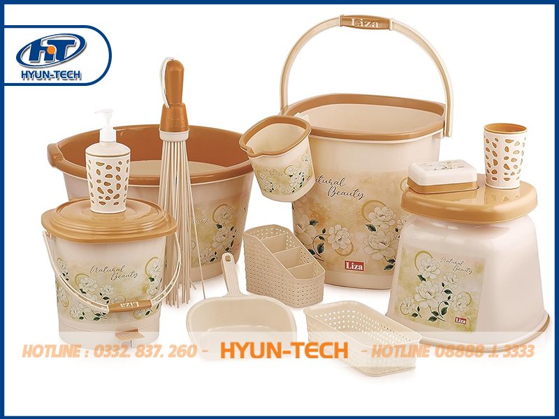 Gia Công In Hoa Trên Đồ Gia Dụng Nhựa