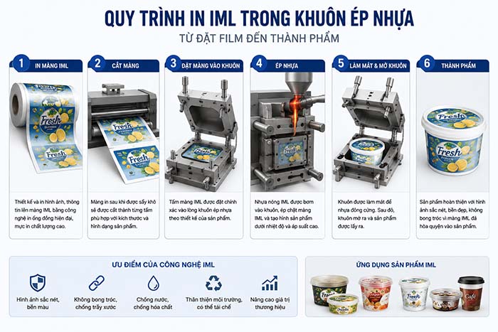 Quy Trình In Iml Trong Khuôn ép Nhựa Với Các Bước Từ đặt Film đến Thành Phẩm
