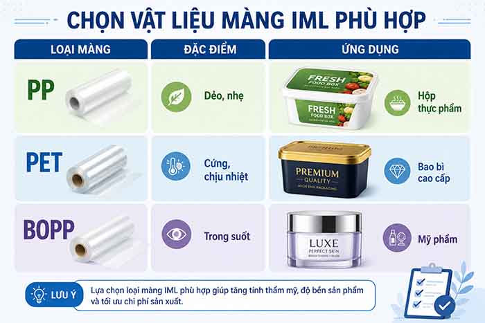 Chọn Vật Liệu Màng Iml Phù Hợp