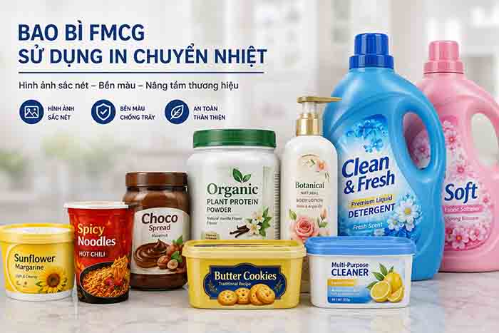 Bao Bì Fmcg Sử Dụng In Chuyển Nhiệt