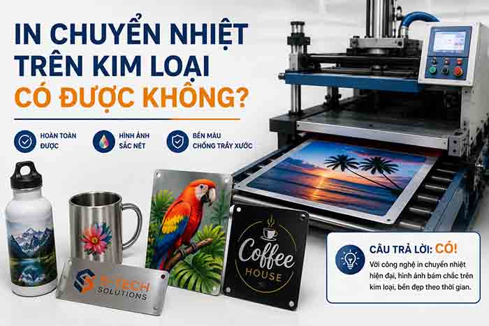 In Chuyển Nhiệt Trên Kim Loại Có Được Không