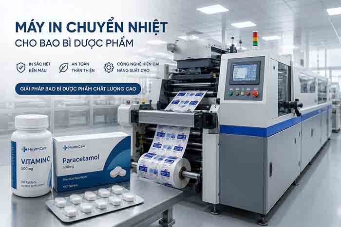 Máy In Chuyển Nhiệt Cho Bao Bì Dược Phẩm