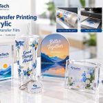 In Chuyển Nhiệt Trên Acrylic Bằng Màng Heat Transfer Film