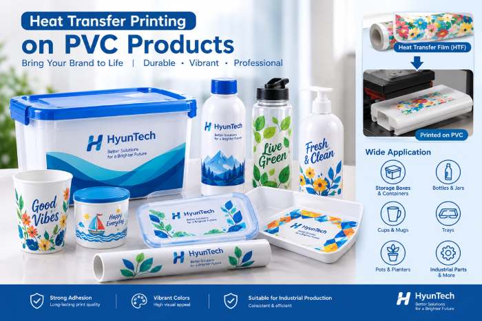 Ứng Dụng In Chuyển Nhiệt Trên Sản Phẩm Pvc